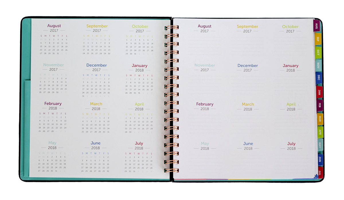 time and todo planner 2017 18 year 1200